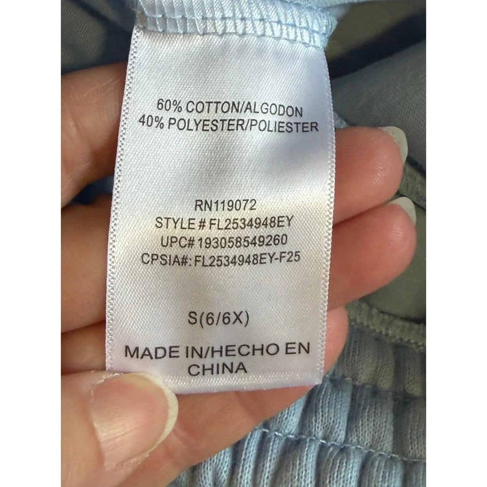 Bluey Girls Activewear Fleece Skort (Cashmere Blue)  Size XL (14/16) NWT